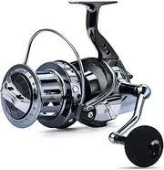 [Sougayilang] Spinning Reels 10000 Series Surf Fishing Reels,10+1 Stainless BB Ultra Smooth Powerful with CNC Aluminum Spool Fishing Reels for Saltwater Freshwater