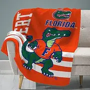 The Sleep Squad Sleep Squad Florida Gators Al E. Gator 60” x 80” Plush Blanket – A Collegiate Mascot Throw