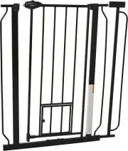 Carlson Extra Tall Walk Through Pet Gate with Small Pet Door, for Openings