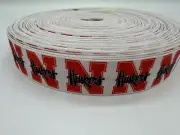 NEW 4-yards 13-inches Nebraska Cornhuskers 7/8" wide Grosgrain Ribbon