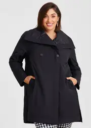 [TS] Taking Shape Reversible Ivy Puffer Jacket Size 20 in Black - Plus Size Women's Clothing Black