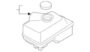 Genuine Nissan Master Cylinder Reservoir 46090-EZ00B (for: Nissan)