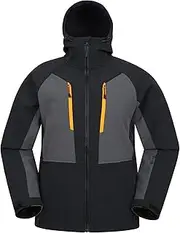 Mountain Warehouse Axis Extreme Mens Softshell Ski Jacket - Padded Water-Resistant Coat with Detachable Snowskirt & Softshell Outer - Winter Skiing, Sports & Outdoors