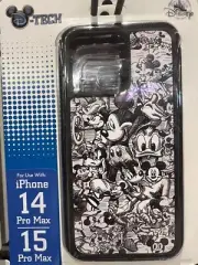 DISNEY PARKS Mickey & Friends Black & White iPHONE 14 Pro Max 15 Pro Max Case