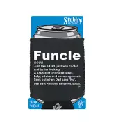 Funcle Noun Uncle - Novelty Funny Gift Stubby Holder With Base Gifts