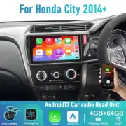 10" Wireless CarPlay Android auto Head Unit Stereo radio For Honda City 2014+ (for: Honda)