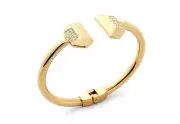 Rebecca Minkoff Phoenix Hinged Gold Cuff W1051