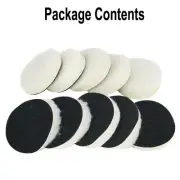 10Pcs Wool Car Paint Polishing Buffer Wheel Polisher Waxing Bonnet Pad Drill Set