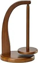 Professional Wood Yarn Storage Rack for Knitting and Crochet Hook Knitting Yarn Holder（Walnut Color）