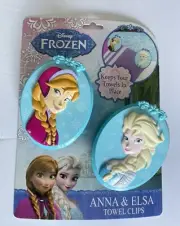 Towel Clip Holders (2) Anna Elsa Pool Chair Disney’s Frozen