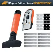 Razor Blade Scraper Tool Set with 20 Blades - 3.5" & 1.5" Scrapers Remover 72066