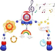 Dybnuhoc Mobile for Crib - Toddler Bed Bell,Multifunctional Cartoon Baby Bed Bell for Boys Girls, Bassinet Playpen Decoration Toys