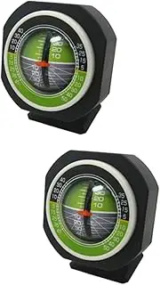 ULTECHNOVO Pcs Car Compass Auto Vehicle Slope Meter Level Declinometer Led Inclinometer Level Compact Size for Car Use