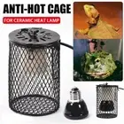 Reptile Ceramic Heat Lamp with Anti-hot Cage Light Holder Switch Set Brooder Pet