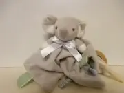 London Bridge Teether Blanket - Elliot The Elephant - Soft Baby Plush New Unisex