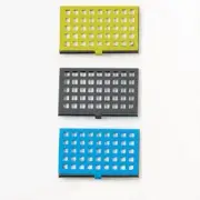 Design Ideas GRIDLOCK Identity Business/Name Card Case Choice Green,Gray or Blue