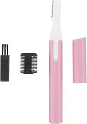 TOVINANNA Eyebrow Trimmer, Mini Electric Face Trimmer for Women, Battery Operated Eyebrow Razor Personal Epilator for Face Chin Neck, Upper-Lip, Peach-Fuzz