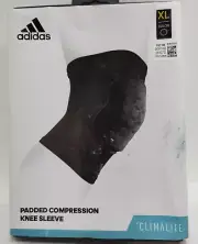 Adidas Padded Compression Knee Sleeve Black Size XL