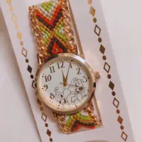在飛比找蝦皮購物優惠-迪士尼限定手錶 限定 奇奇蒂蒂手錶 民族編織風