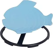Swivel Chair for Kids Chair Anti Slip Body Coordination Training Sensory Toy Chair Rotating Stool for Boys Girls Party, Light Blue