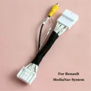 New 24 Pin Car Reverse Camera Interface Wire Cable For Renault Dacia OEM Monitor