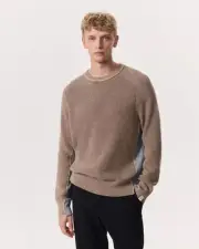 rag & bone - Gabe Spliced Cotton-Blend Crewneck Sweater - Men XS