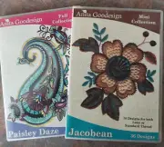 Anita Goodesign Paisley Daze and Jacobean Embroidery Patterns