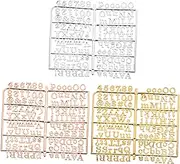 SEWACC 3pcs Letter Message Board Letter Message Sign Symbols Symbol School Large Felt Presentation Board Plastic