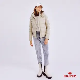 BRAPPERS 女款 休閒連帽羽絨外套-淺綠