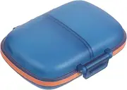 VALICLUD Travel Pill Organizer Box Weekly Pill Box 8-compartment Travel Case Holder Medicine Cute Pill Case Sky-blue