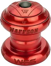 NV.73 1 Inch CNC Alloy Threadless Headset with Top Cap, Red, HS03ZQRED