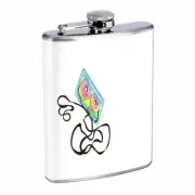 Cassette Tape Em1 Flask 8oz Stainless Steel Hip Drinking Whiskey