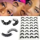 Natural D Curl Russian Strip Lashes Eyelashes Faux Mink Lashes False Eyelashes