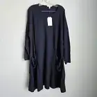 Seasalt Heartfelt Swing Dress Maritime Blue Organic Cotton Size 20