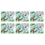 Ashdene Dining Kitchen Romantic Garden Cork Back Placemats Set 6