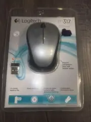 Logitech Wireless Mouse m317 with Unifying Receiver Silver Brand New