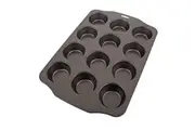 Daily Bake Professional Non-Stick 12-Cup Muffin Pan Mould Bakeware Black