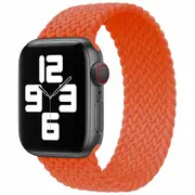 Nylon Elastic Band For Apple Watch 38/40/41mm Dark Orange