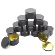 Candle Jars with Lid Bulk Round Candle Container Tins Empty Storage BoxB tjP8_DB