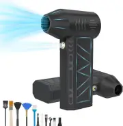 oolong Air Duster,130000RPM Compressed Air Duster,3 Gear Electric Turbo Jet Blow