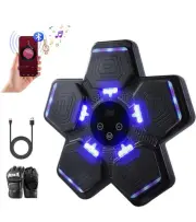 Boxing Pad Machine, Bluetooth Smart Target Trainer for Adults & Kids W/ Music