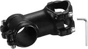sourcing map 31.8mm Bike Stem 7 Degree 60mm Aluminum Alloy Bicycle Handlebar Stem with Hex Wrench for Mountain Road Bike BMX MTB Cycling, Black