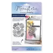 Hunkydory Moonstone Die - Doodle Flowers