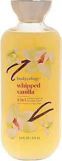 2 in 1 Body Wash and Bubble Bath - Whipped Vanilla by Bodycology for Women - 16 oz Body Wash