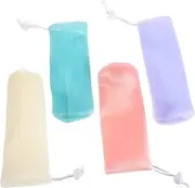 IWOWHERO Hanging Soap Bag Set of 8 Thick Lather Travel Soap Holder Mesh Pouch for Soap Bars Facial Homemade Soap