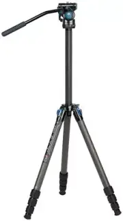 SIRUI ST124+VA5 Carbon Fiber Tripod with VA-5 Fluid Video Head 26.4lb Load s