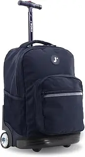 [J World New York] Sunrise Rolling Backpack. Roller Bag with Wheels