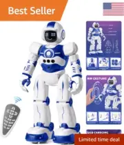 Gesture Sensing Robot Toy - Remote Control Smart Walking Dancing Robot for Kids