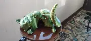 3D printed Amazon echo dot speaker(4/5gen) dock, stand "Cat with yarn"