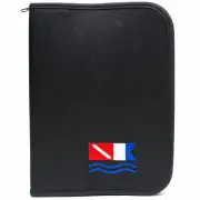 Innovative 3-ring Log Book - Black with Diver Down Alpha Flag Design